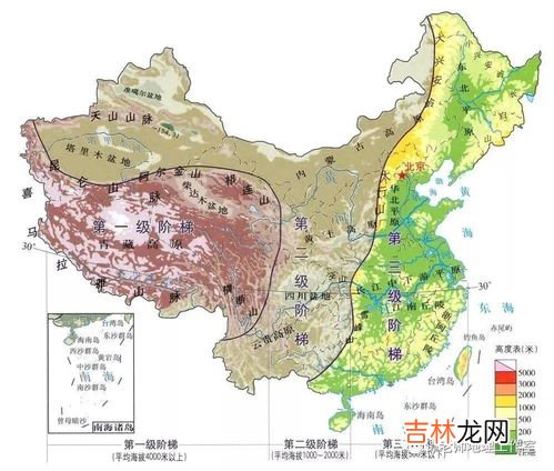 三大阶梯的分界线,中国地理的地形三级阶梯的分界线分别是哪三线?