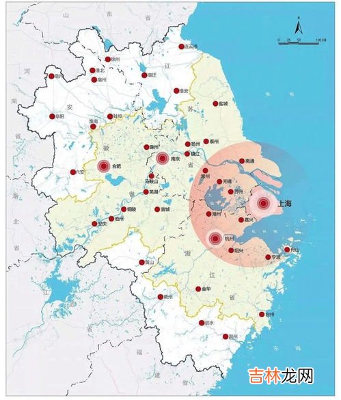 长三角城市,长三角指哪几个市