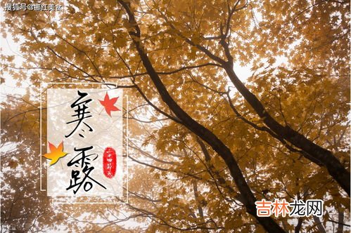寒露节气吃什么,寒露吃什么传统食物?