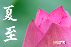 二十四节气夏至时节的简介 什么是夏至节气