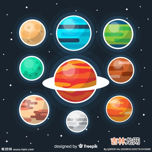 行星排列顺序图,行星排列顺序