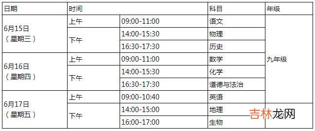 山东临沂中考时间2022年具体时间 山东临沂中考时间及科目安排