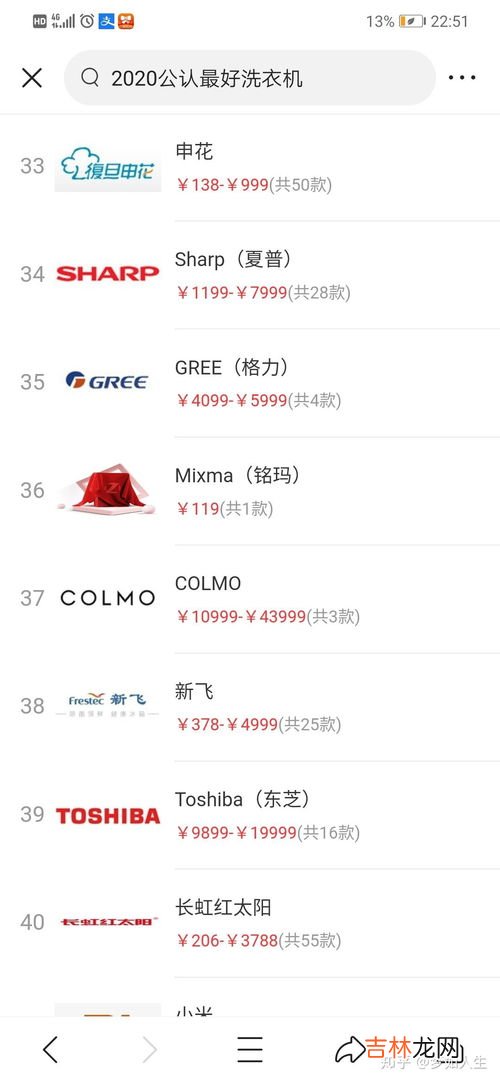 国产洗衣机品牌排行榜,洗衣机十大品牌排行榜有哪些？