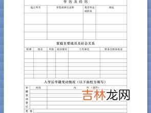 学籍表是什么意思,学籍表是什么意思