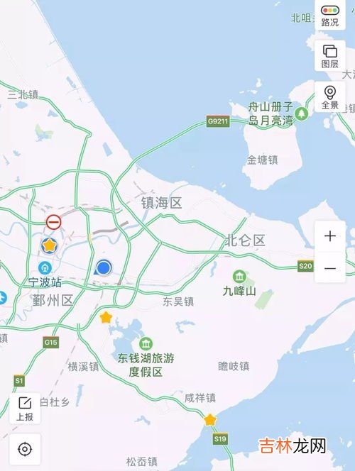 宁波镇海区离北仑区多远,从镇海到北仑有没有公交车?