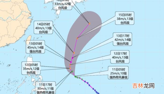 2022一号台风马勒卡最新发展路径消息：已达10级仍会继续加强