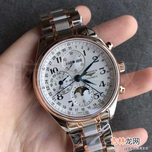 浪琴名匠八针月相怎么调月份和星期,浪琴机械手表怎么调时间和日期