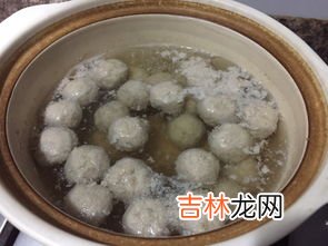 马蹄肉丸子汤如何做,丸子汤的做法