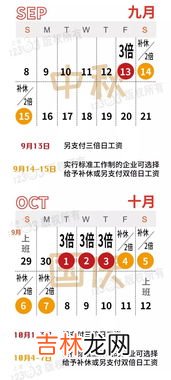 国庆三倍工资是哪几天,国庆有几天是三倍工资