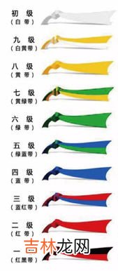 跆拳道段位颜色代表什么,跆拳的道级别及腰带颜色