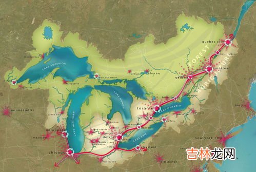 五大湖中完全位于美国境内的是什么湖,美国著名的“五大湖”是哪五个？