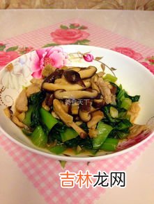 香菇炒油菜窍门,香菇炒小油菜香菇淖不淖水？