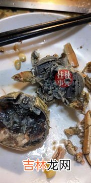 螃蟹里黑色条状物是寄生虫吗,大闸蟹里面的黑色条状物是什么?