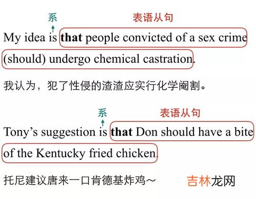 表语从句讲解,主语从句、宾语从句、表语从句和同位语从句，定语从句，状语从句