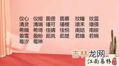 洱字取名的寓意,水字旁的字男孩取名