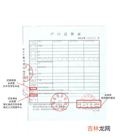 户口迁移需要什么材料,户口迁移需要什么材料