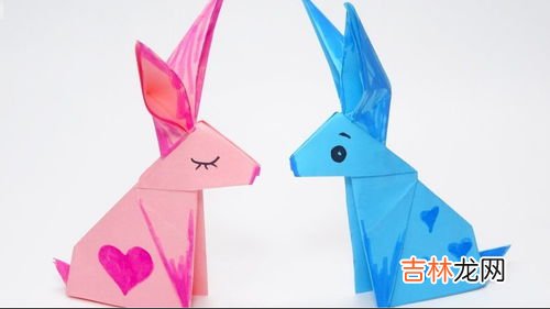 小兔子怎么折,弹跳小兔子怎么折