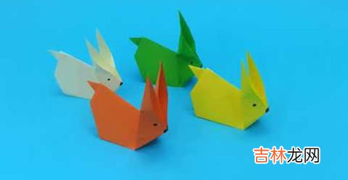 小兔子怎么折,弹跳小兔子怎么折