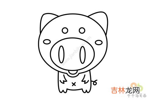 小豬怎麽畫,胖胖可愛的小豬怎麽畫