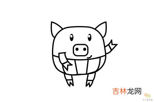 小豬怎麽畫,胖胖可愛的小豬怎麽畫