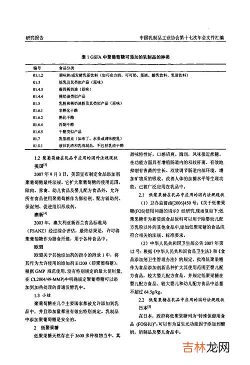 低聚果糖的作用与功效与作用,低聚果糖是什么？低聚果糖的作用