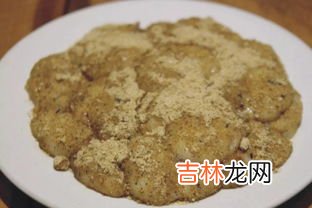 麻糍的制作过程,松花麻糍的做法