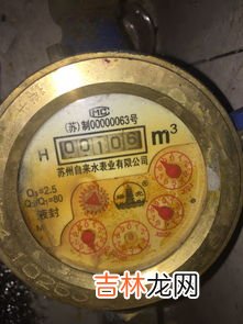 家用水表怎么看吨数,水表怎么看,哪个表示吨