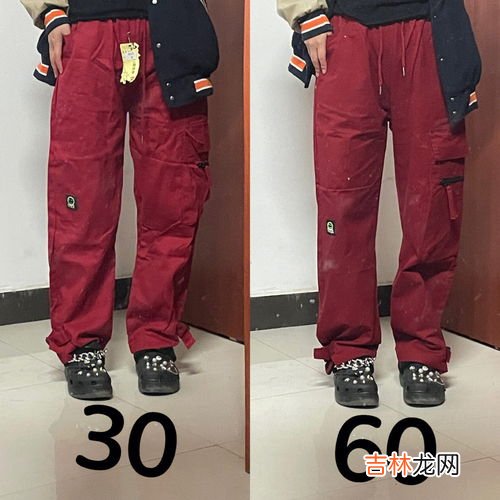 红色工装裤搭配,工装裤配什么色的鞋子