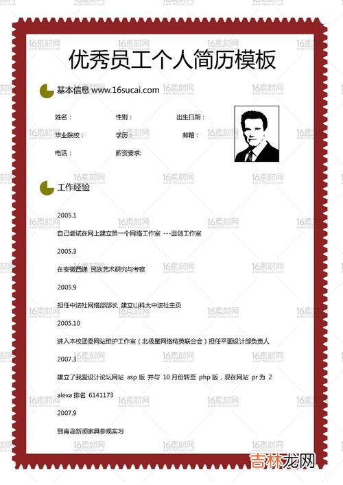 个人简介范文,个人简历模板范文5篇