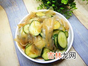 黄瓜粉皮凉菜怎么拌好吃,黄瓜拌粉皮的做法