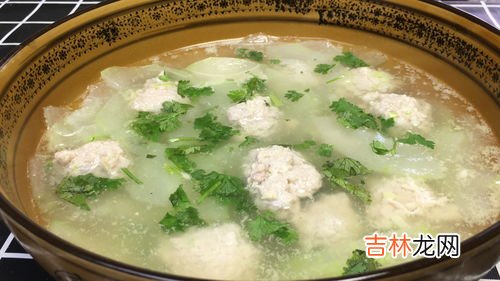 冬瓜汆丸子的家常做法,生汆丸子汤家常做法,正宗生汆丸子汤怎么做