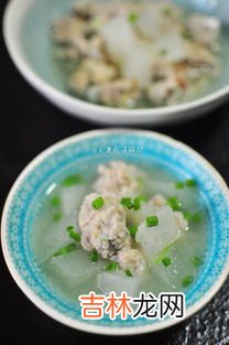 冬瓜汆丸子的家常做法,生汆丸子汤家常做法,正宗生汆丸子汤怎么做