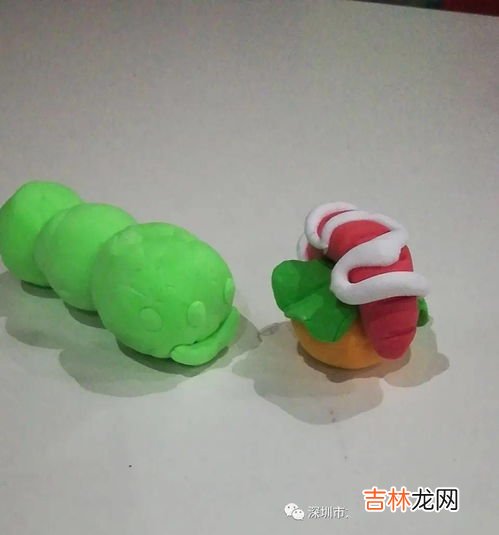 粘土手工卡通虫,粘土手工作品大全