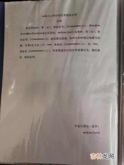 计划生育证明在哪里开,计划生育证明在哪里开？需要些什么？