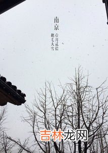 南京大雪是哪一年,南京在历史上3月28日有下过雪吗？